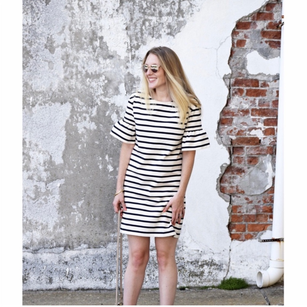J Crew Bell Sleeved Dress
